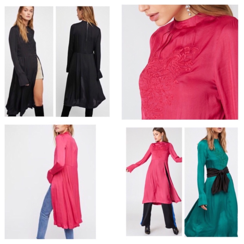 🆕Free People New Day Embroidered Tunic.  NWOT. - Picture 2 of 7